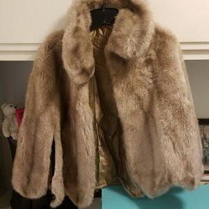 Women's fur wrap bolero